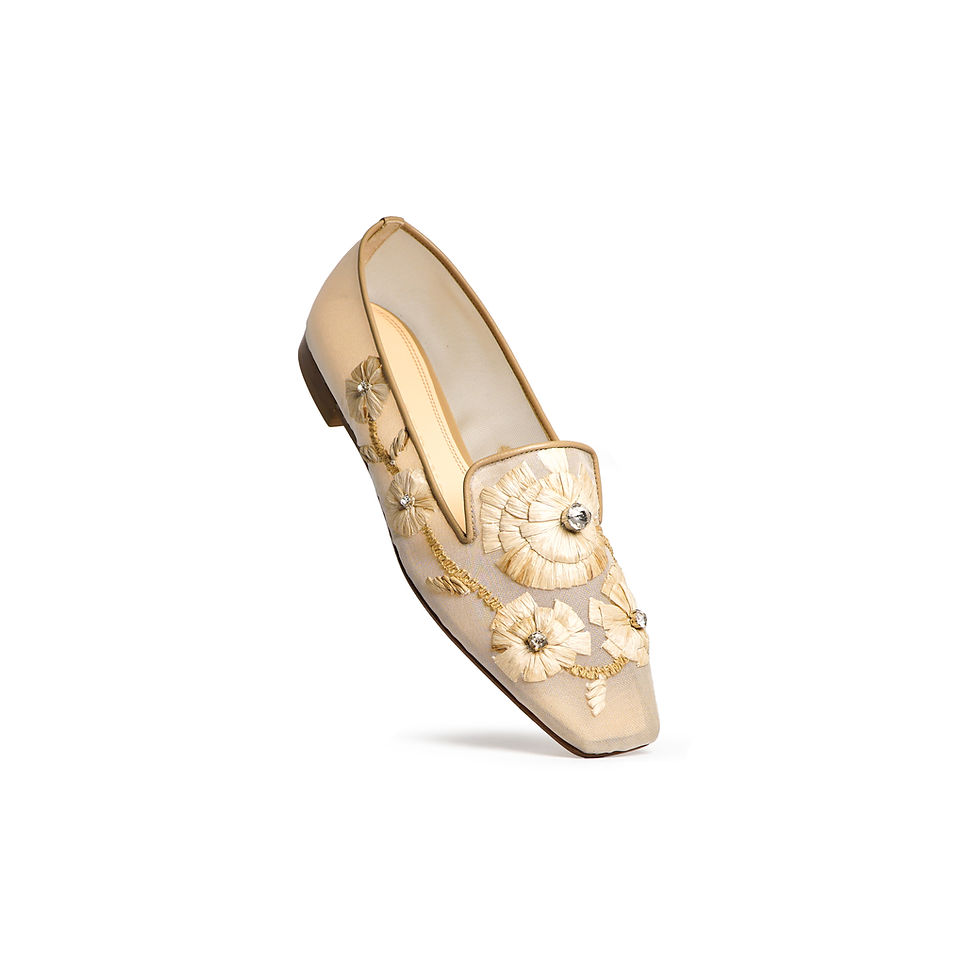 Thumbnail: Prosperine Loafer Ricamo Beige