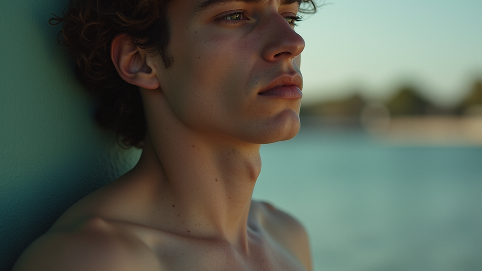 Vista de cerca de modelo anatómico de próstata masculina
