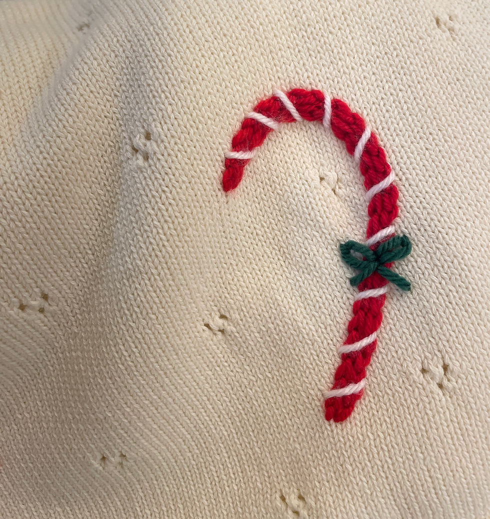 Thumbnail: Koukla Christmas Baby Blanket, Greek baby Blanket,