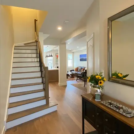 Entrance hall and stairs, Open-Concept Main Floor, Oakville, Homemood Group, Roberto Puchetti