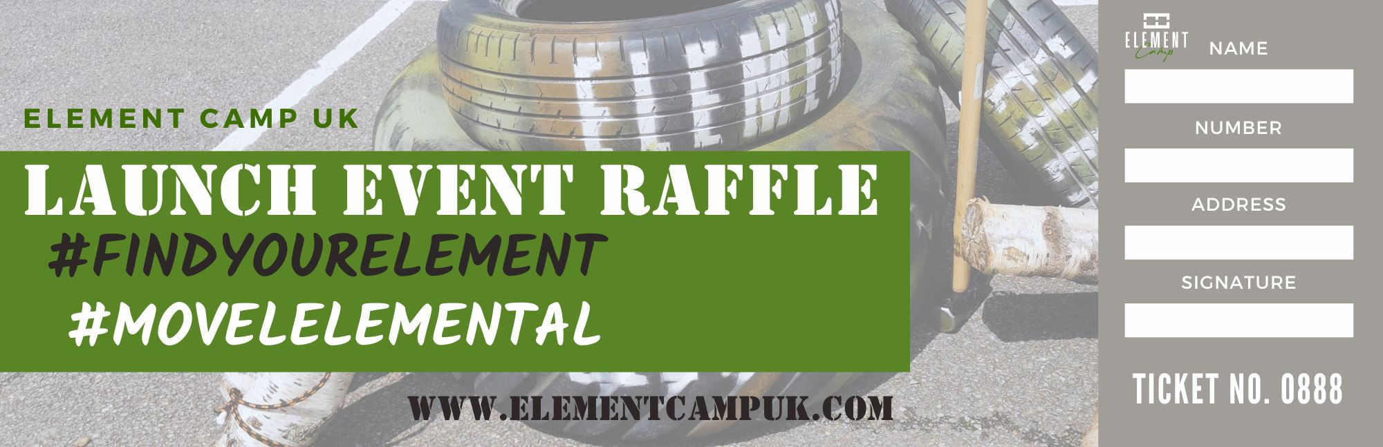 MOVE ELEMENTAL LAUNCH RAFFLE TICKET