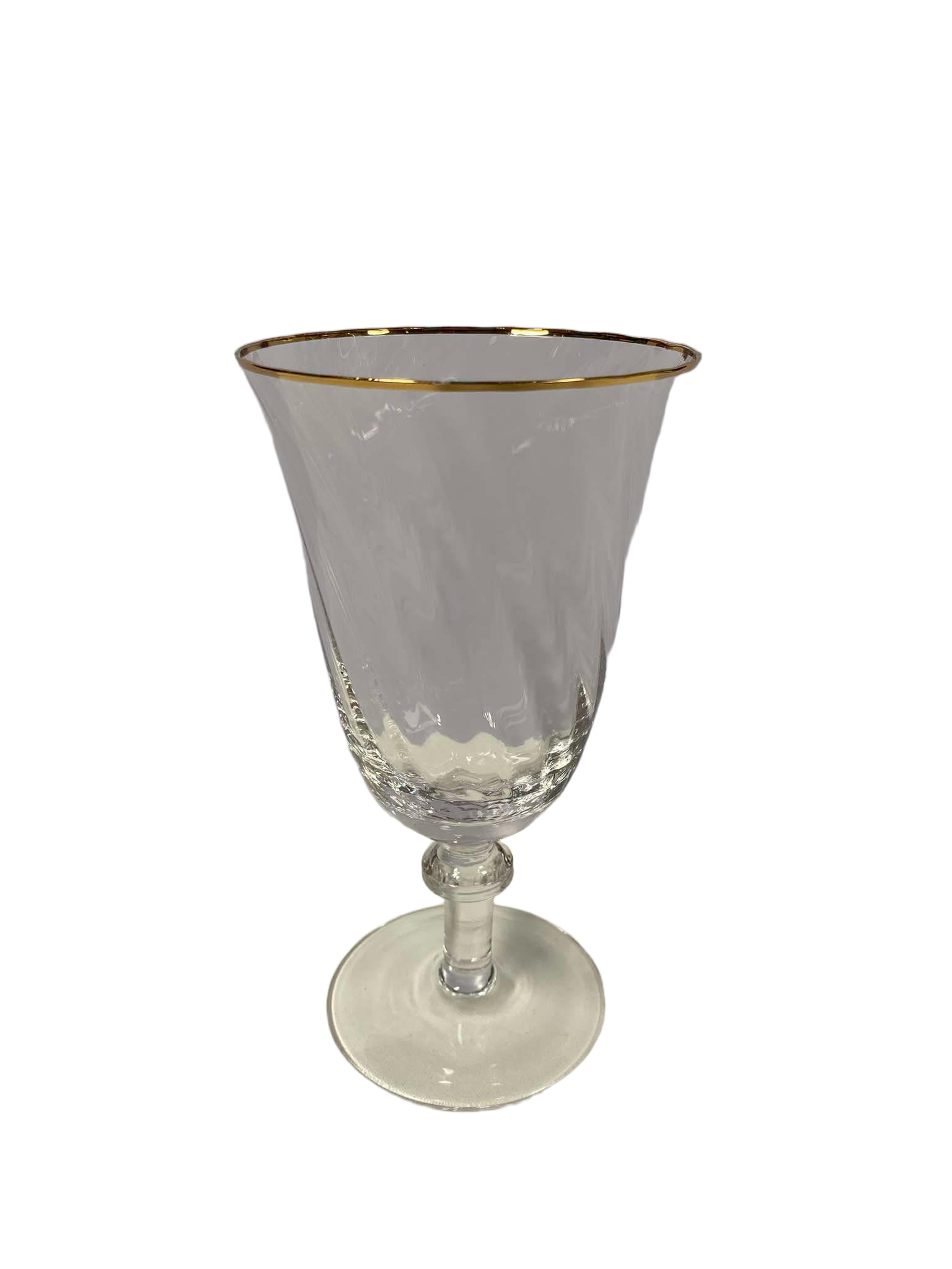 Water Gold Rim Glass