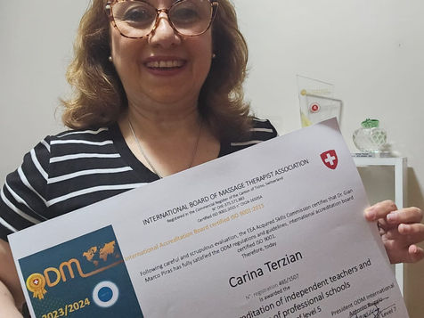 Carina Terzian 🇦🇷teacher with international accreditation ODM International Accreditation Board Certified ISO 9001:2015 international credit level IQF 2, 5, 6 International Qualifications Framework