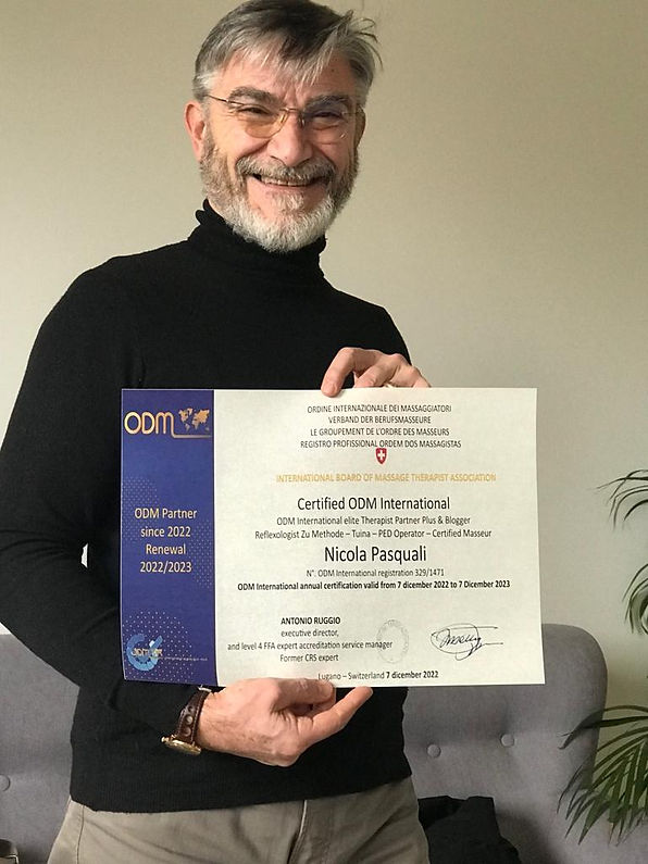 7 December 2024 annual renewal 2023/2024 Subscriptions, renewals, updates to ODM International 2024: Nicola Pasquali 🇮🇹 ODM International registration date: december 7, 2020 Start of ODM international professional profile creation: Last updated on April 12, 2025