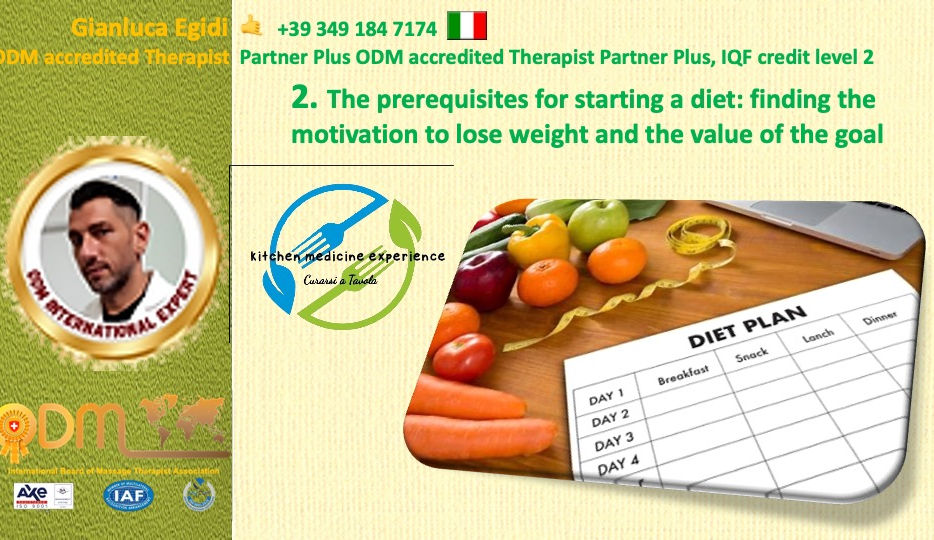 The prerequisites for starting a diet finding the motivation to lose weight and the value 