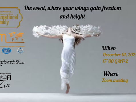 December 1st 2024 ,,, the day is approaching - International ASSEMBLY of Massage Specialists, SPA and Massage Schools, Wellness, and Aesthetics