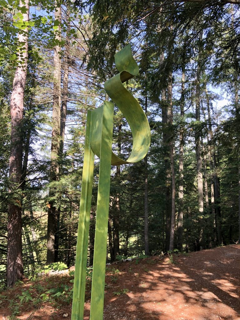 Sculpture in the woods