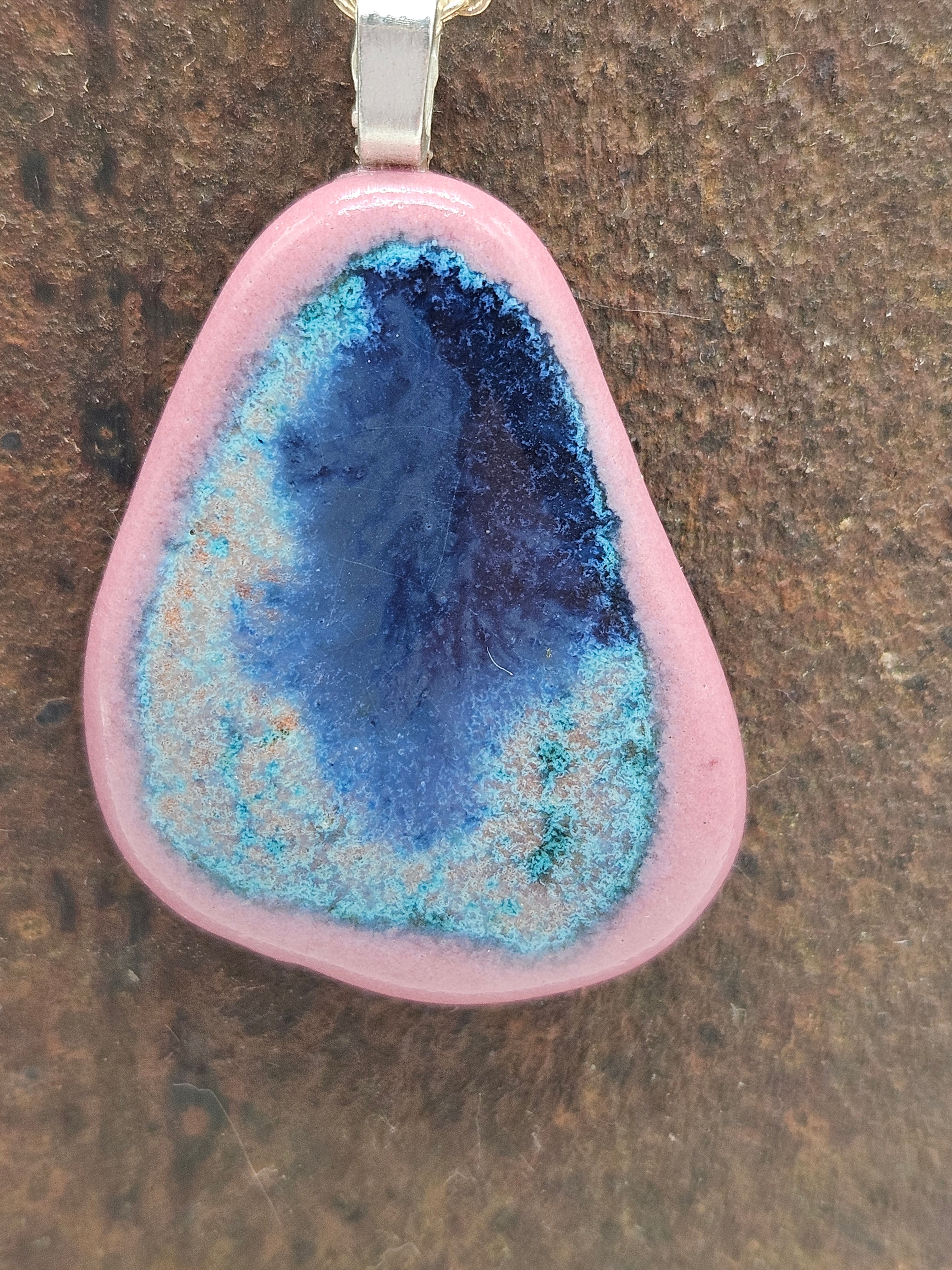 Glazed Rock Pendant