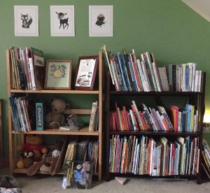 bedroom library