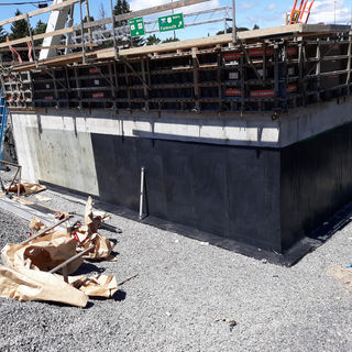 Below Grade Basement Waterproofing foundation exterior positive