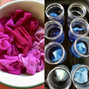 Wool dyeing project
