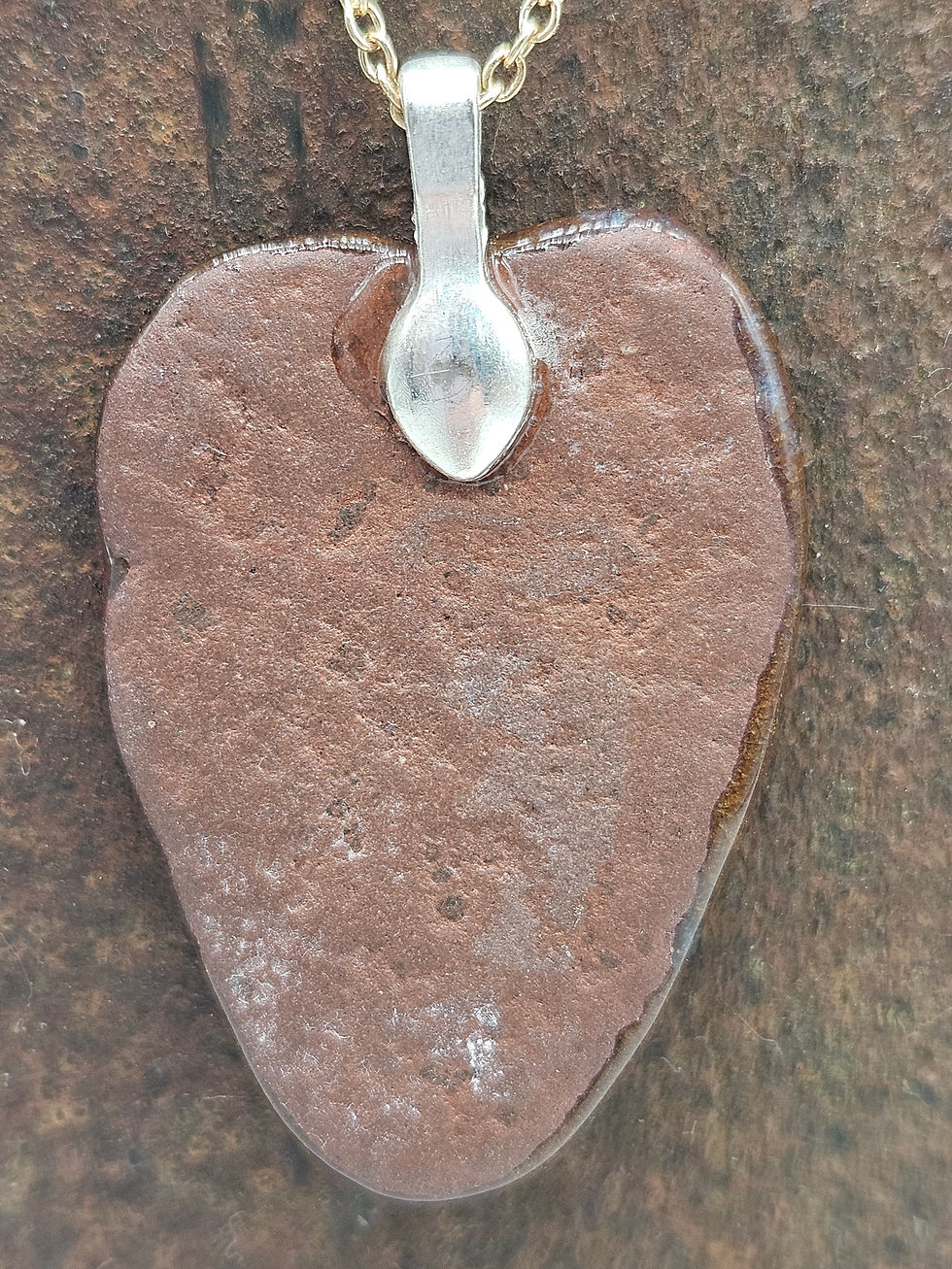 Thumbnail: Glazed Rock Pendant