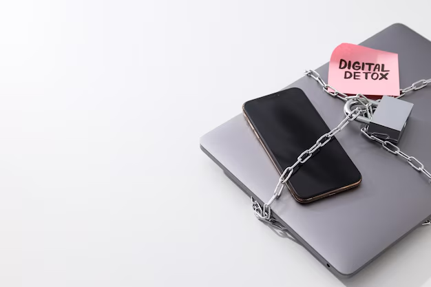 Electronic devices locked away for detoxing.