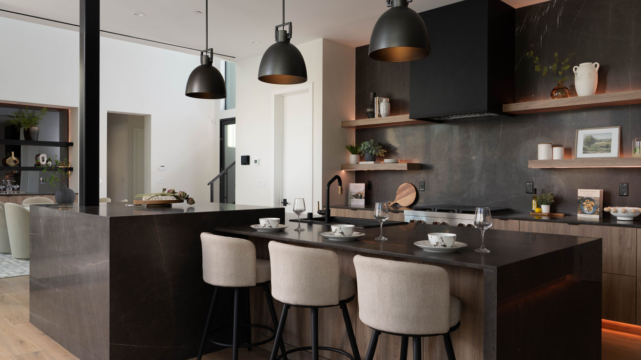 Modern Luxury Kitchen inside a Half-acre custom estate.