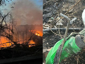 L'incendio tra Fiumicino e Roma era doloso: trovato punto di innesco in via delle Arti
