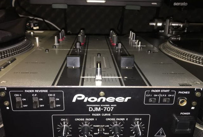 Pioneer DJ DJM-707 Professional DJ Mixer available for rent from The Music Providers.