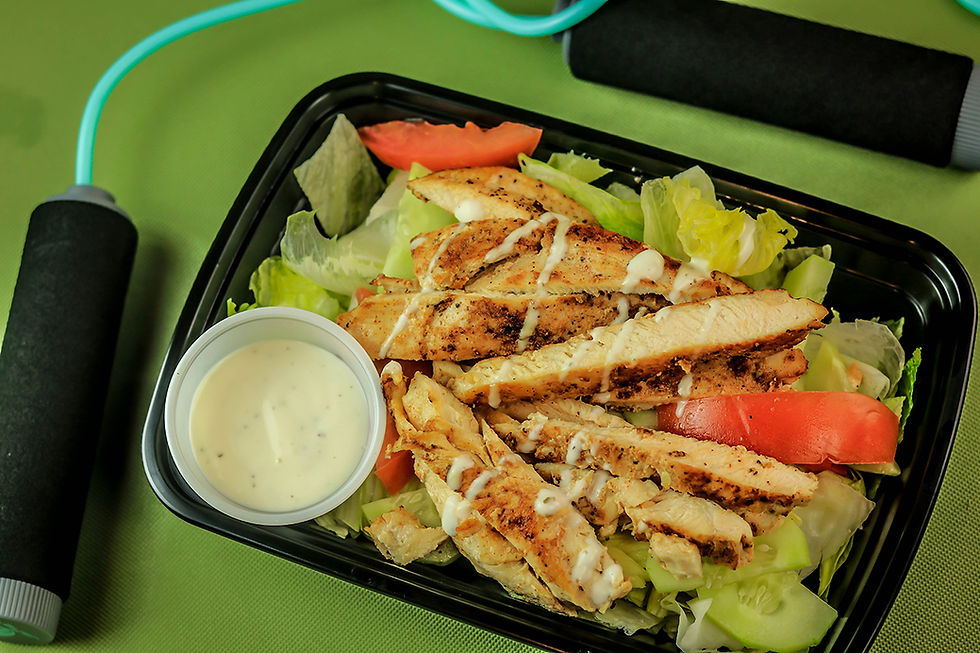 Arranged Food and Objects