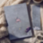 Winter Journal Set with crystal & Bookmark