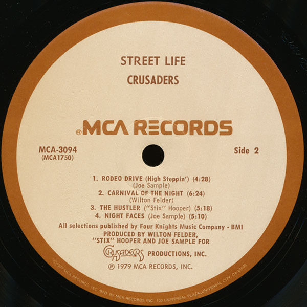 Thumbnail: The Crusaders - Street Life (LP, Album, M/Print,  Pi) Very Good Plus (VG+), Very