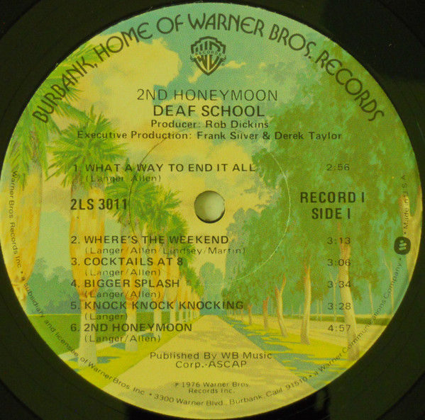Thumbnail: Deaf School - 2nd Honeymoon / Don't Stop The World (2xLP, Comp, Jac) Very Good P