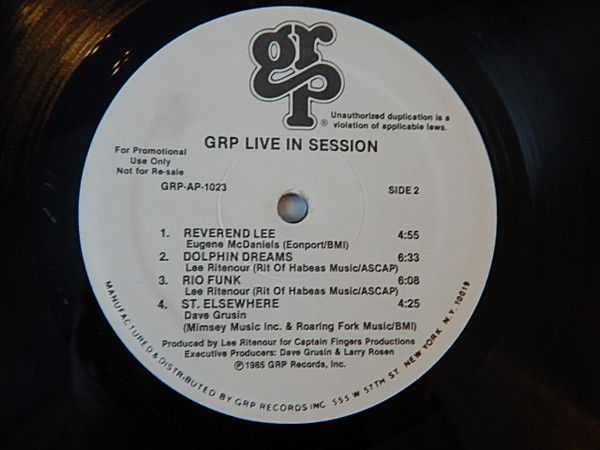 Thumbnail: Dave Grusin / Lee Ritenour / Diane Schuur / Dave Valentin - GRP Live In Session 