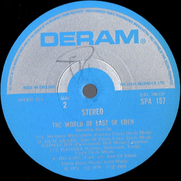 Thumbnail: East Of Eden  - The World Of East Of Eden (LP, Comp) Near Mint (NM or M-), Very 