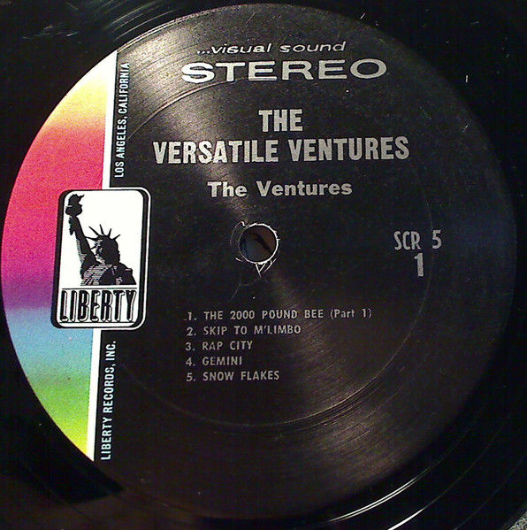 Thumbnail: The Ventures - The Versatile Ventures (LP, Comp, Club) Very Good (VG), Very Good