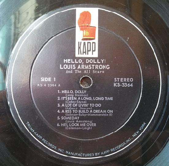 Thumbnail: Louis Armstrong - Hello, Dolly! (LP, Album, Ind) Very Good Plus (VG+), Very Good