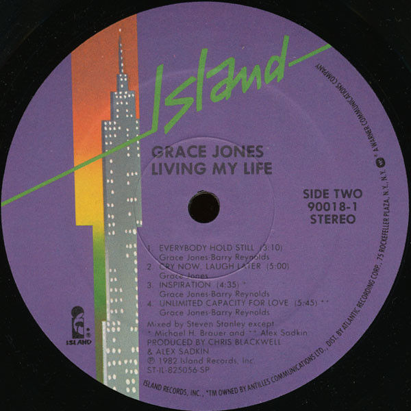 Thumbnail: Grace Jones - Living My Life (LP, Album, Spe) Very Good (VG), Very Good (VG)