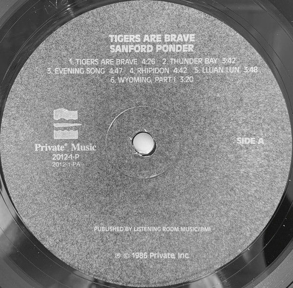 Thumbnail: Sanford Ponder - Tigers Are Brave (LP, Album) Mint (M), Very Good Plus (VG+)