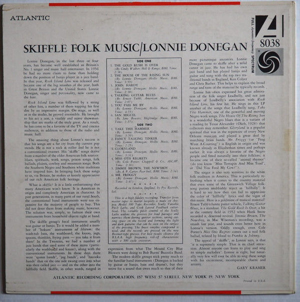 Thumbnail: Lonnie Donegan - Skiffle Folk Music (LP, Album, Mono) Near Mint (NM or M-), Very