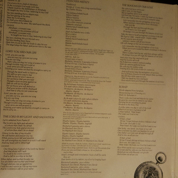 Thumbnail: The Liberated Wailing Wall - Times And Seasons (LP, Album) Fair (F), Generic