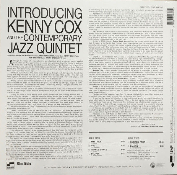 Thumbnail: Kenny Cox And The Contemporary Jazz Quintet  - Introducing Kenny Cox And The Con