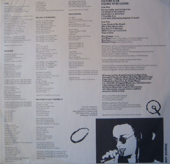 Thumbnail: Culture Club - Kissing To Be Clever (LP, Album, RE, Pit) Very Good Plus (VG+), V