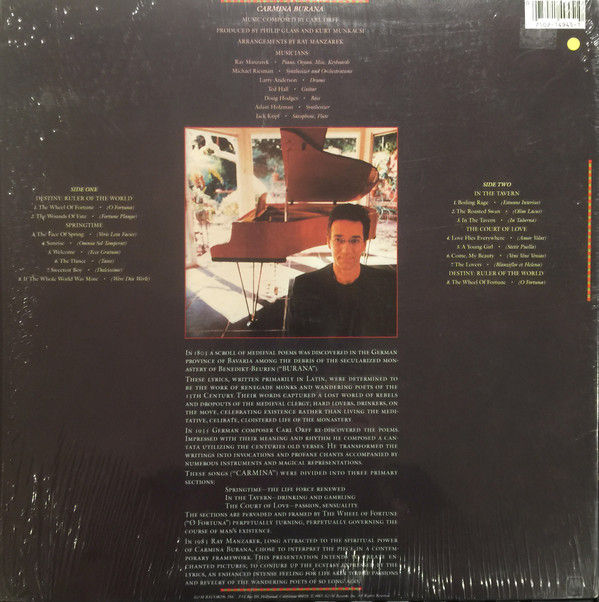 Thumbnail: Ray Manzarek - Carmina Burana (LP, Album) Very Good Plus (VG+), Very Good Plus (