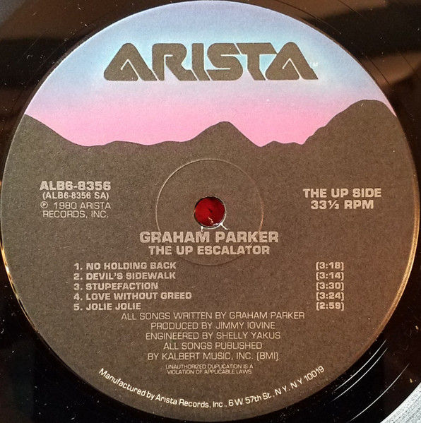 Thumbnail: Graham Parker - The Up Escalator (LP, Album, Ind) Mint (M), Very Good Plus (VG+)