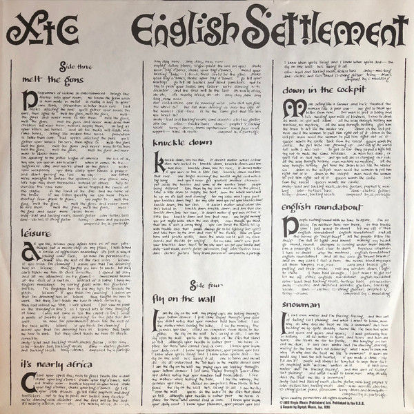 Thumbnail: XTC - English Settlement (2xLP, Album, RE, Spe) Very Good Plus (VG+), Very Good 