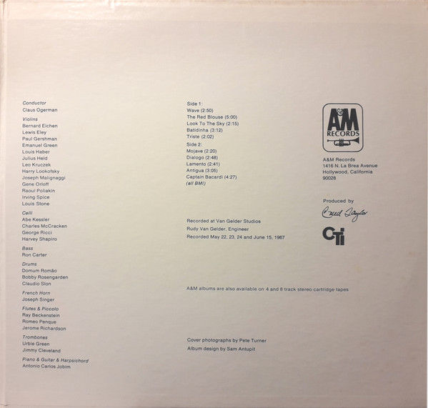 Thumbnail: Antonio Carlos Jobim - Wave (LP, Album, RE, Gat) Very Good Plus (VG+), Very Good