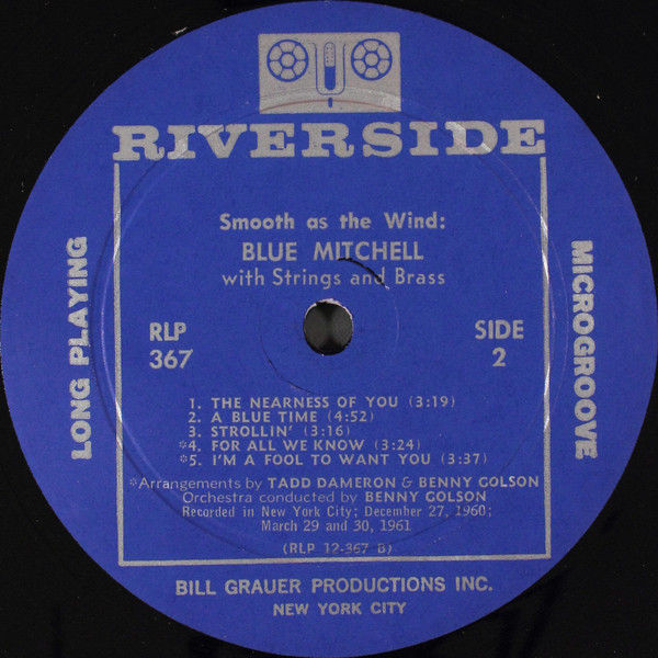 Thumbnail: The Blue Mitchell Orchestra - Smooth As The Wind (LP, Album, Mono) Mint (M), Ver