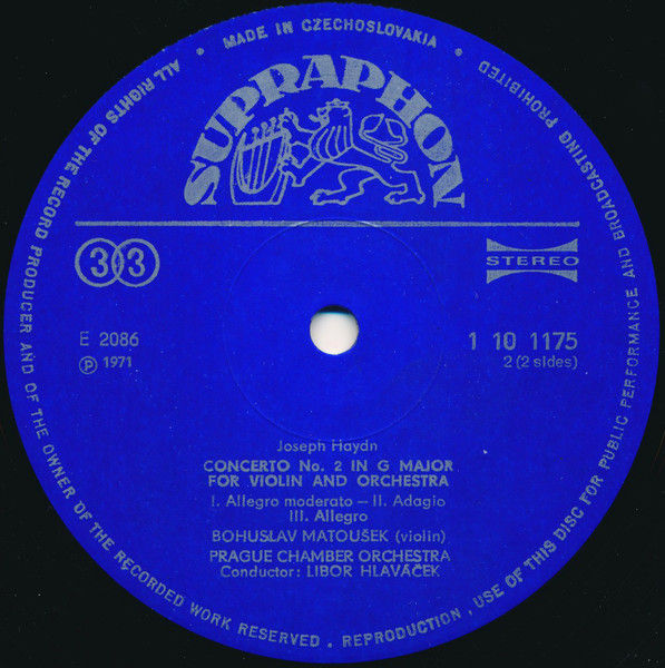 Thumbnail: Joseph Haydn - Bohuslav Matoušek, Prague Chamber Orchestra, Libor Hlaváček - 