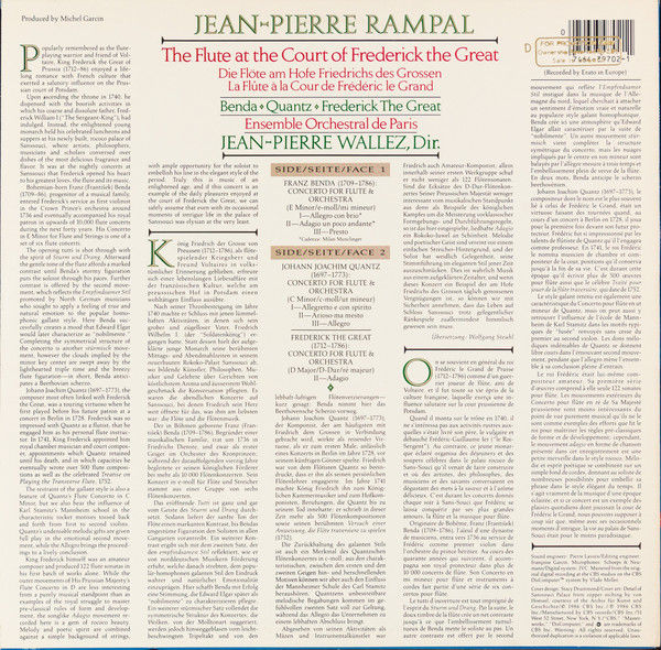 Thumbnail: Jean-Pierre Rampal, František Benda / Johann Joachim Quantz / Friedrich der Gro