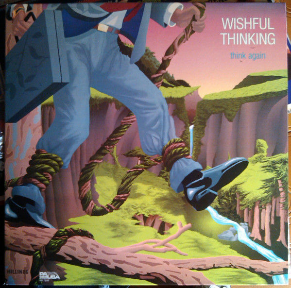 Wishful Thinking  - Think Again (LP, Album) Near Mint (NM or M-), Near Mint (NM 