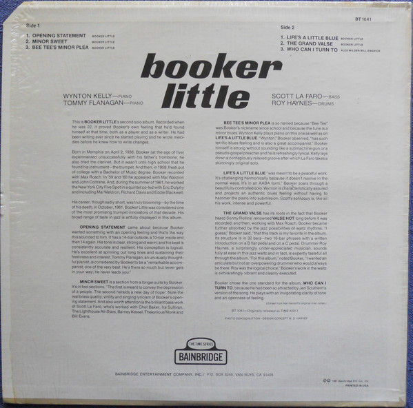 Thumbnail: Booker Little - Booker Little (LP, Album, RE) Very Good Plus (VG+), Very Good Pl