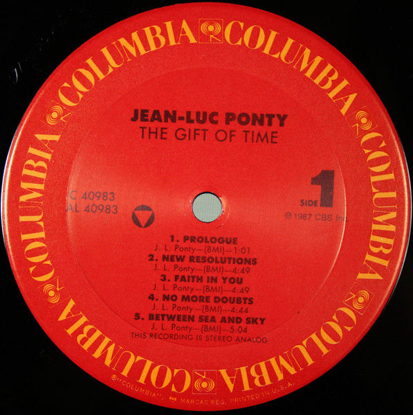Thumbnail: Jean-Luc Ponty - The Gift Of Time (LP, Album) Near Mint (NM or M-), Near Mint (N