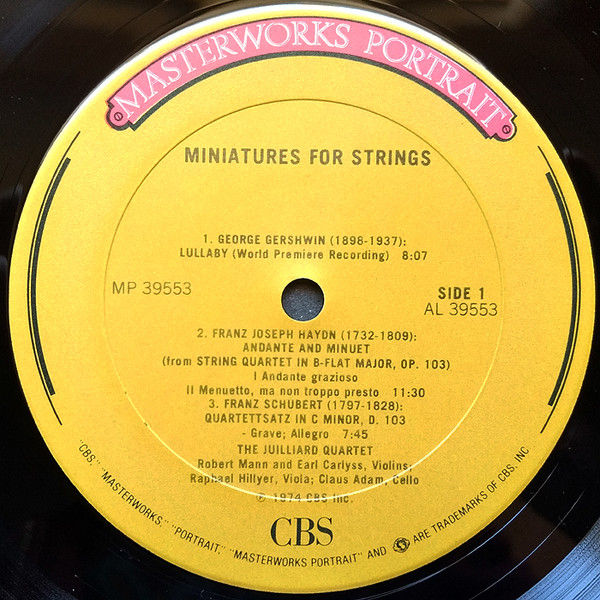 Thumbnail: Juilliard String Quartet - George Gershwin, Felix Mendelssohn-Bartholdy, Joseph 