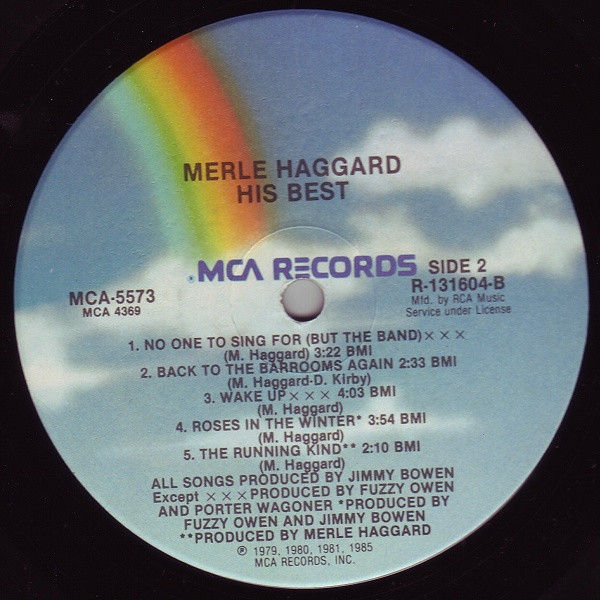 Thumbnail: Merle Haggard - His Best (LP, Comp, Club, RCA) Mint (M), Very Good Plus (VG+)