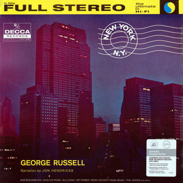 Thumbnail: George Russell Orchestra - New York, N.Y. (LP, Album, RE, Gat) Mint (M), Mint (M