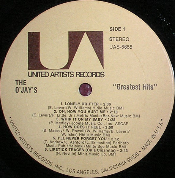 Thumbnail: The O'Jays - The Greatest Hits (LP, Comp) Very Good Plus (VG+), Very Good Plus (