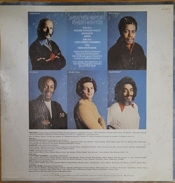 Thumbnail: Weather Report - Sweetnighter (LP, Album, Ter) Very Good (VG), Very Good Plus (V
