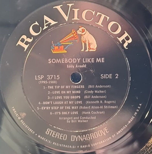 Thumbnail: Eddy Arnold - Somebody Like Me (LP, Album, Ind) Near Mint (NM or M-), Near Mint 